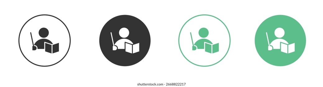 Conjunto de iconos de Vector de línea plana mínima.