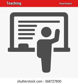 Teaching Icon. Professional, Pixel Perfect Icons Optimized For Both Large And Small Resolutions. EPS 8 Format.