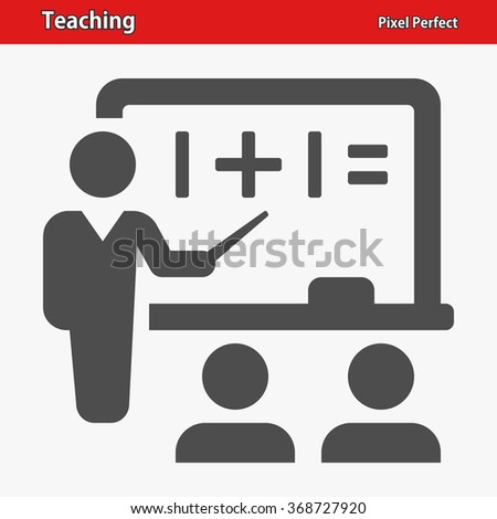 Teaching Icon. Professional, pixel perfect icons optimized for both large and small resolutions. EPS 8 format.