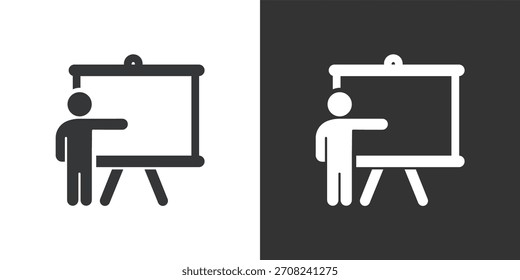 Ícone de ensino. Ícone de série de glifos sólidos