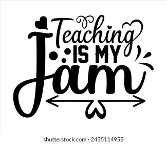 teaching is my jam design