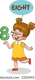 teaching numbers to children eight