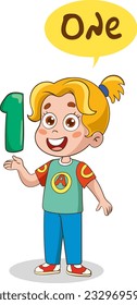 teaching numbers to children one 