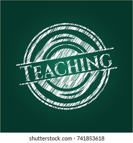 Teaching on blackboard