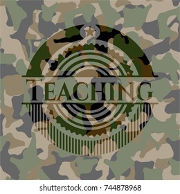 Teaching on camo texture