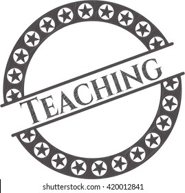 Teaching pencil emblem