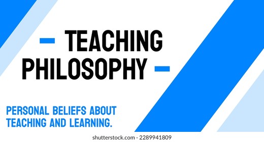 Teaching Philosophy: Beliefs and values that guide teaching practices.