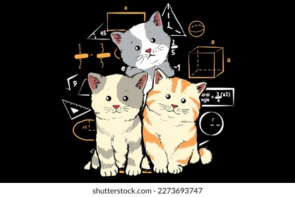 Enseñanza con propósito: Una exploración humorística de las matemáticas y la ciencia animal para los amantes del gato