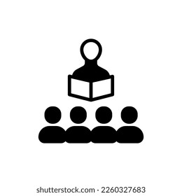 Teaching Skills icon in vector. Logotype