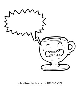 teacup cartoon character