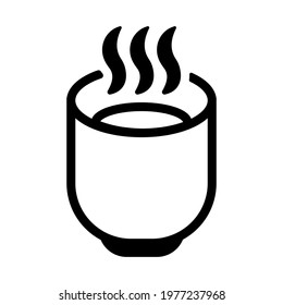 Teacup icon isolated vector illustration. High quality black style vector icon