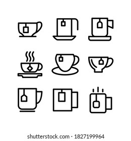 teacup icon or logo isolated sign symbol vector illustration - Collection of high quality black style vector icons
