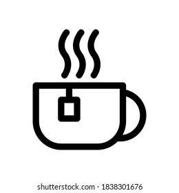 Teacup Icon Or Logo Isolated Sign Symbol Vector Illustration - High Quality Black Style Vector Icons
