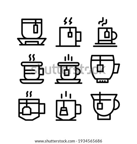 teacup icon or logo isolated sign symbol vector illustration - Collection of high quality black style vector icons
