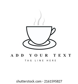 Teacup logo illustrations vector arts