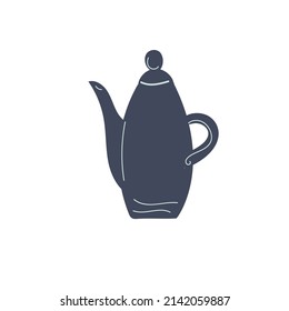 Teacup , vector cartoon hand drawn illustration.