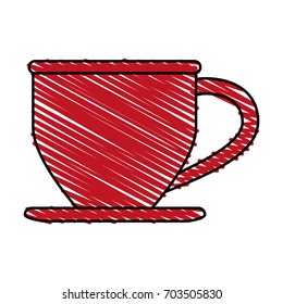 teacup vector illustration