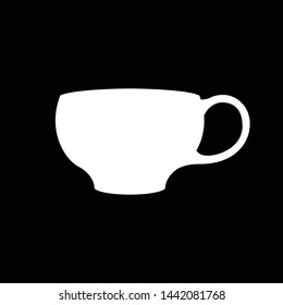 Teacup water cup coffee cup vector icon