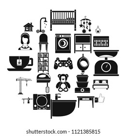 Teahouse icons set. Simple set of 25 teahouse vector icons for web isolated on white background