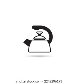 teakettle icon on white background