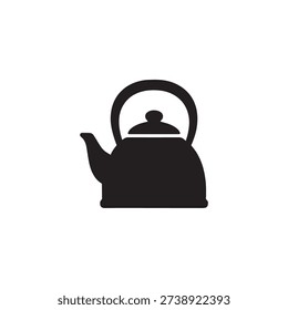Teakettle icon silhouette vector design art illustration