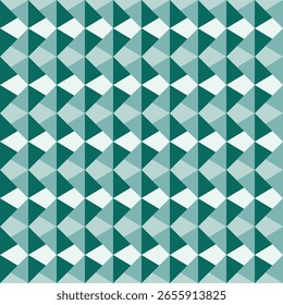 Teal 3D triángulo bloque sin patrón. Perfecto para arte y artesanías, papel digital, impresión de tela, impresión textil, embalaje, scrapbooking, envoltura de regalo, fondo y más.