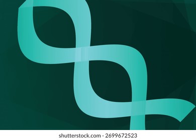Um fundo abstrato azul-escuro com formas de fita fluindo e sobreposições geométricas, criando uma sensação moderna e dinâmica.