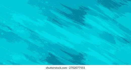 Fondo Abstractas de la carrera del cepillo del verde azulado con el color azul para el diseño y los proyectos de arte ilustraciones modernas