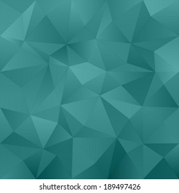 Teal Abstract Irregular Triangle Pattern Background Stock Vector ...