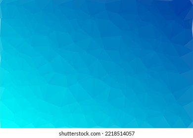 Ilustración del vector de fondo geométrico de bajo nivel de polo del gradiente de agua del Teal