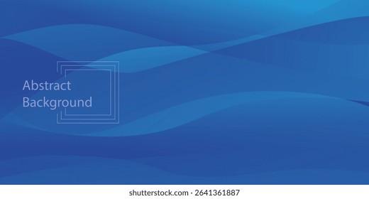 Teal background. Abstract very saturated light bluish cyan pattern with translucent curved line. EPS10