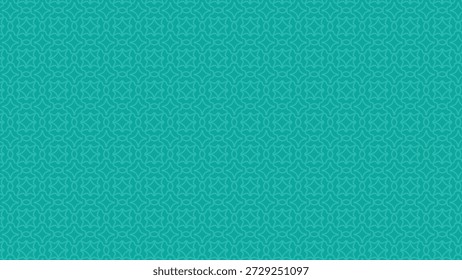 Fondo verde azulado con elegante patrón geométrico sin costuras