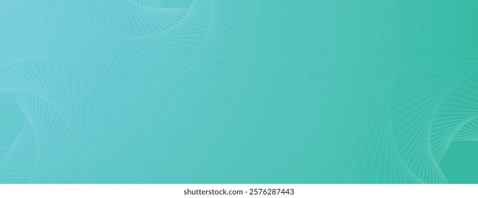 A teal background with a smooth gradient and subtle line patterns. The background is teal with a modern, abstract style. Minimal abstract wavy gradient vector background