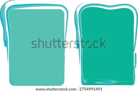 teal color creative banners abstract copy space borders