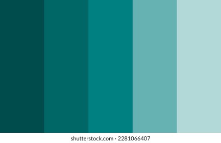 Teal Color Palette. Color Palette.