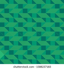 Teal color triangle mosaic vector background design