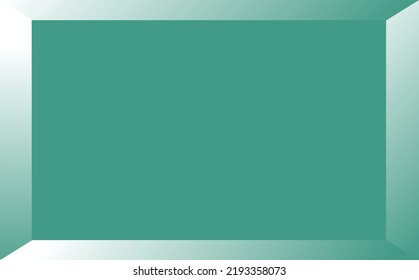 Teal colored blank background with frames. Background with copyspace. Suitable for presentation, backdrop, text placeholder, cover, and card.
