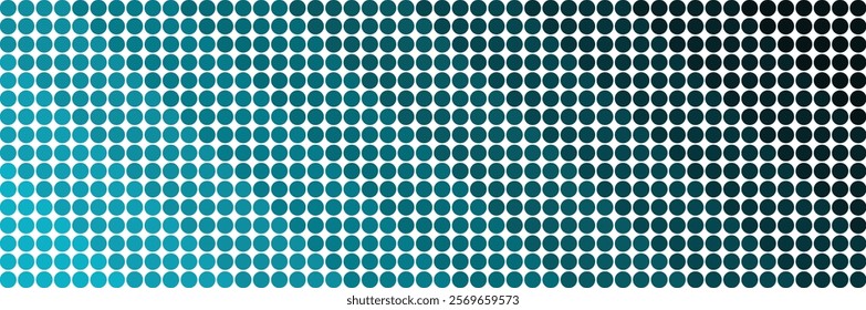 Teal and Dark Blue Circle Gradient Pattern