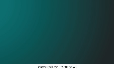Teal dark gradient abstract background for backdrop or presentation