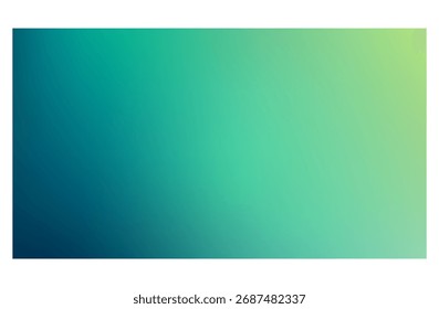 
Teal grüner Farbverlauf-Hintergrund mit glattem Farbübergang und modernem abstraktem unscharfem Texturmuster