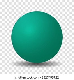 Pelota verde del Teal