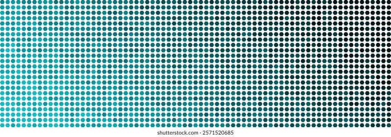 Teal Hexagon and  Gradient Pattern