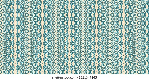Teal padrão islâmico sem costura