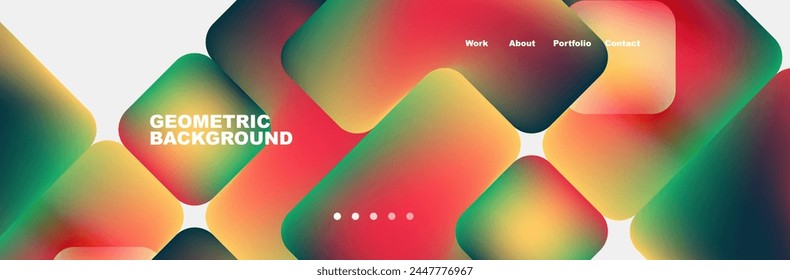 Teal Liquid color background design for Landing page site. Fluid gradient shapes composition. Futuristic design posters. Eps10 vector.