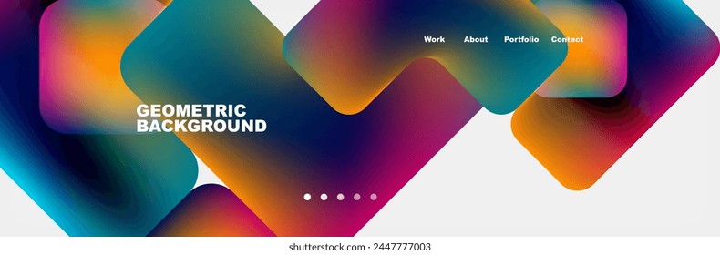 Teal Liquid Farbe Hintergrund Design für Landing Page Website. Fluidgradienten-Formen-Zusammensetzung. Futuristische Designplakate. EPS10-Vektorgrafik.