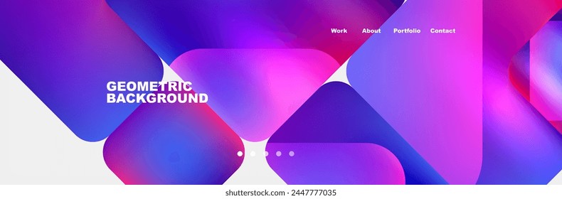 Teal Liquid color background design for Landing page site. Fluid gradient shapes composition. Futuristic design posters. Eps10 vector.