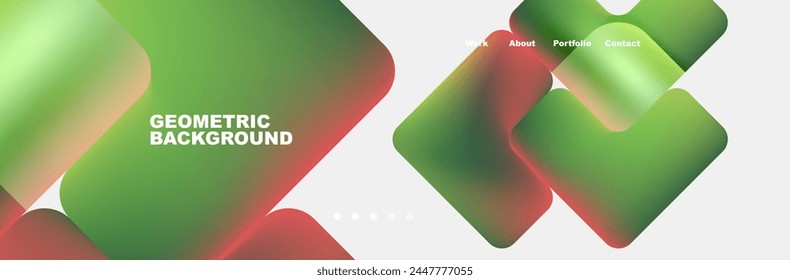 Diseño de fondo de color verde azulado líquido para el sitio de la página de destino. Composición de Formas de gradiente de fluidos. Carteles de diseño futurista. Vector Eps10.