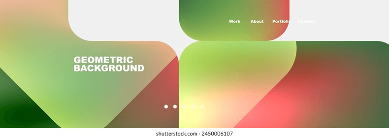 Teal Liquid color background design for Landing page site. Fluid gradient shapes composition. Futuristic design posters. Eps10 vector.