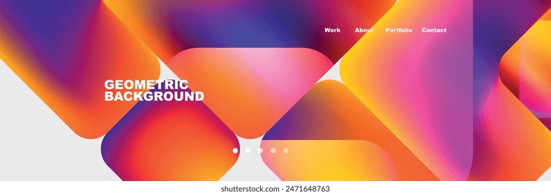 Teal Liquid color background design for Landing page site. Fluid gradient shapes composition. Futuristic design posters. Eps10 vector.