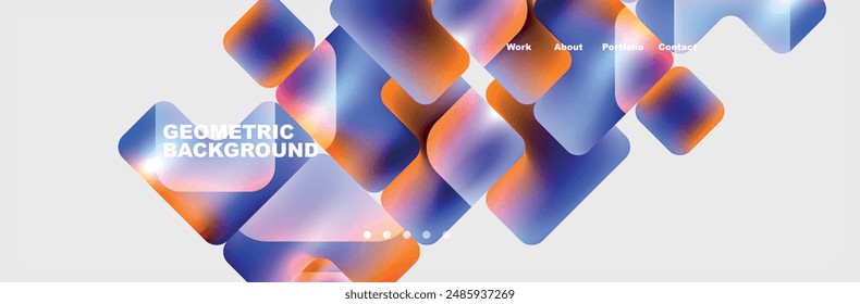 Teal Liquid color background design for Landing page site. Fluid gradient shapes composition. Futuristic design posters. Eps10 vector.